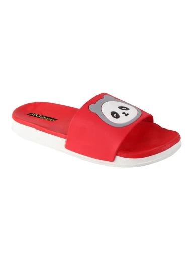 Stylestry Women Red Printed Sliders
