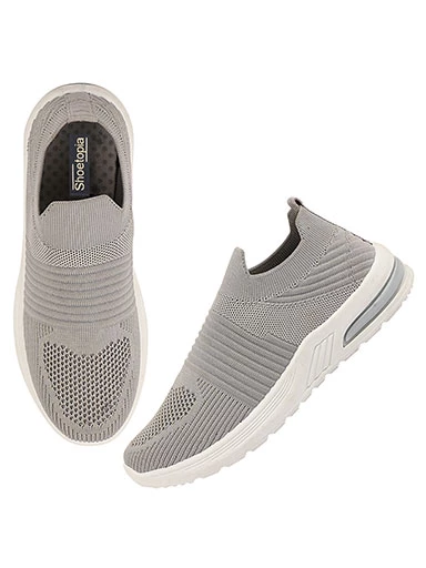 Stylestry Womens & Girls Grey Casual Walking/Running Shoes