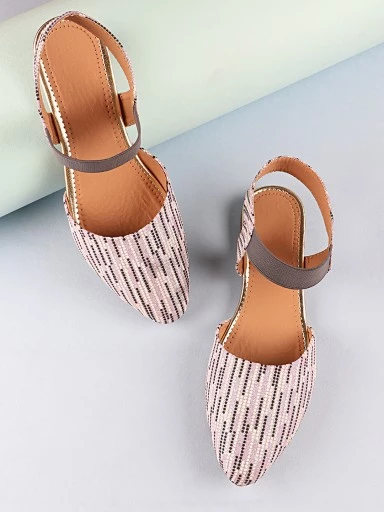 Stylestry Grey Women Flat Mules Bellies Sandals