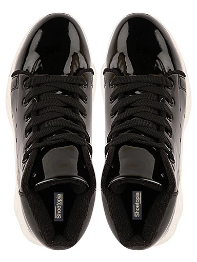 Stylestry Womens & Girls Black High-Top Boots