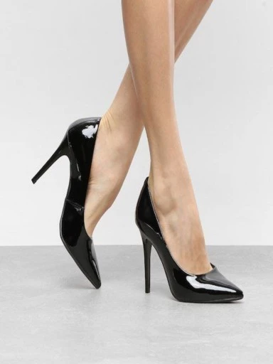 Buy Stylestry Womens Girls Black Solid Stiletto Pumps