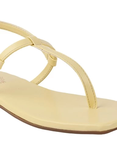 Stylestry Women & Girls Yellow Flats