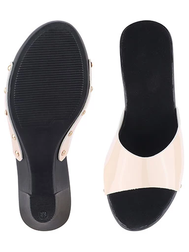 Stylestry Womens & Girls Black Solid Block Heels