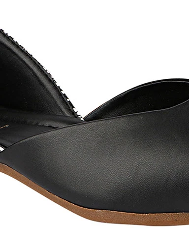 Stylestry Womens & Girls Black Solid Ballerinas Flats