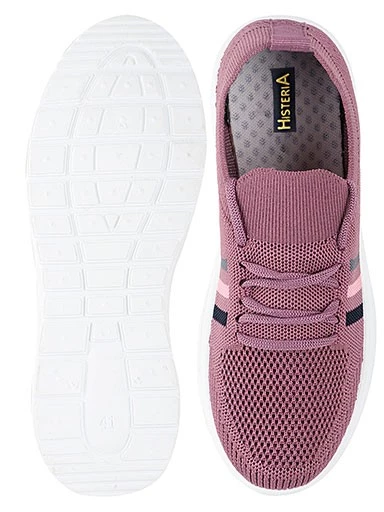 Stylestry Womens & Girls Purple Lace Up Casual Walking Shoes