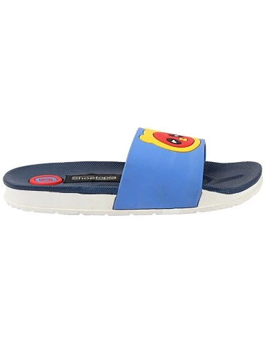 Stylestry Women Blue Printed Sliders