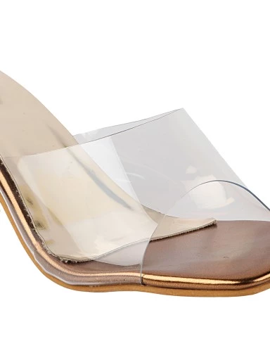 Stylestry Women & Girls Copper Heels