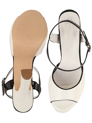 Stylestry Womens & Girls White Peep Toes Stiletto