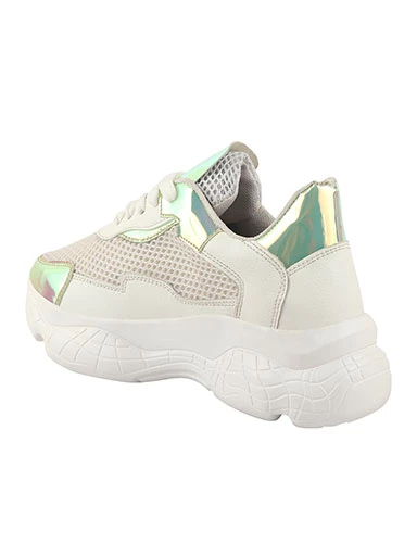 Stylestry Womens & Girls White Stylish Sneakers