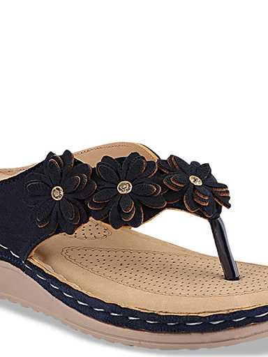 Stylestry Womens & Girls Black Embellished Heels