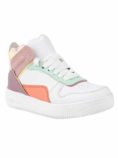 Stylestry Women & Girls White Smart Casual Sneakers