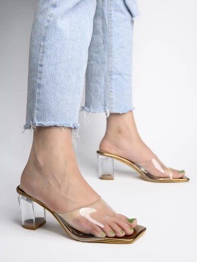 Stylestry Women & Girls Copper Heels