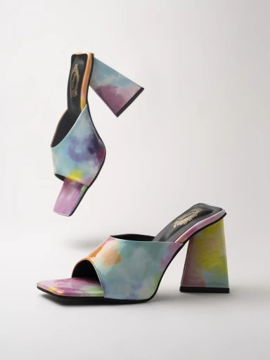 Stylestry Women & Girls Stylish Multicolored Heels