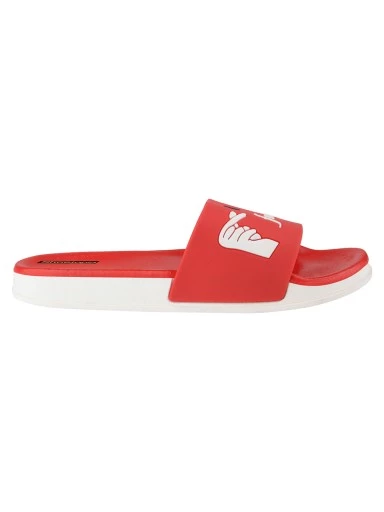 Stylestry Women Red Printed Sliders