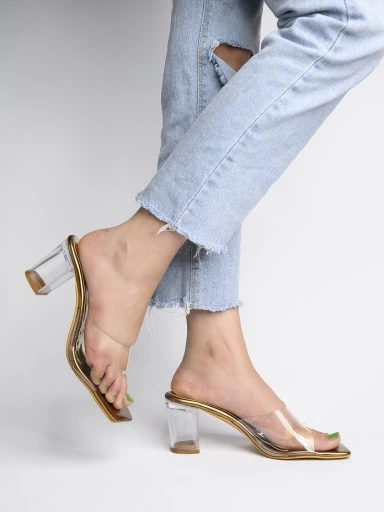 Stylestry Women & Girls Copper Heels