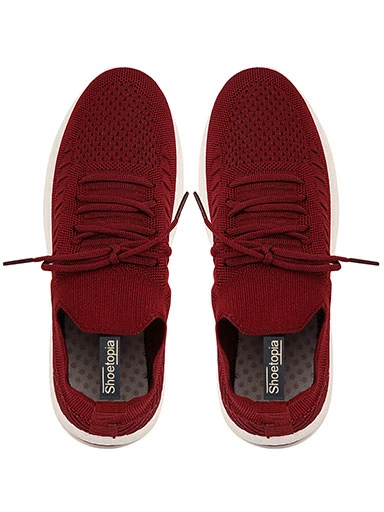Stylestry Womens & Girls Cherry Lace Up Walking Shoes