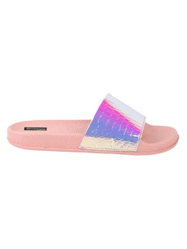 Stylestry Women & Girls Embellished Pink Sliders