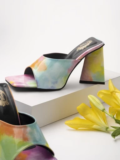 Stylestry Women & Girls Stylish Multicolored Heels