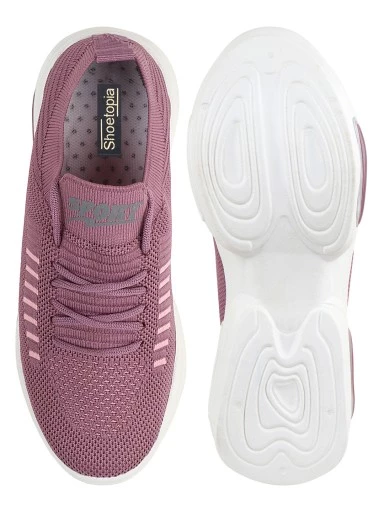 Stylestry Women Peach-Coloured Walking Shoes