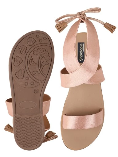 Stylestry Women Pink One Toe Flats