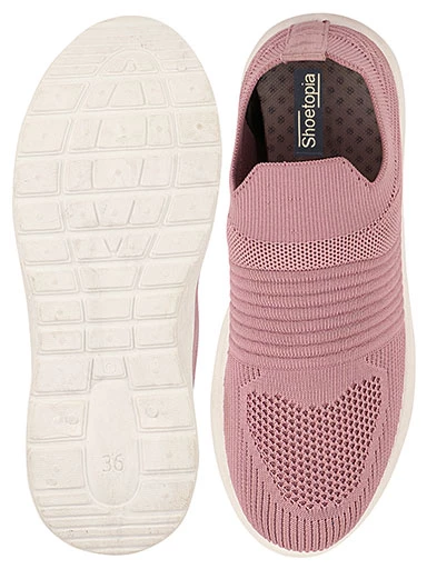 Stylestry Womens & Girls Peach Casual Walking/Running Shoes